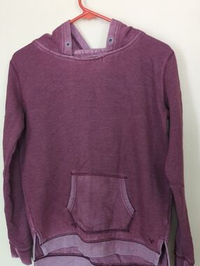 American Eagle Outfitters Womens Plum Hooded Pullover